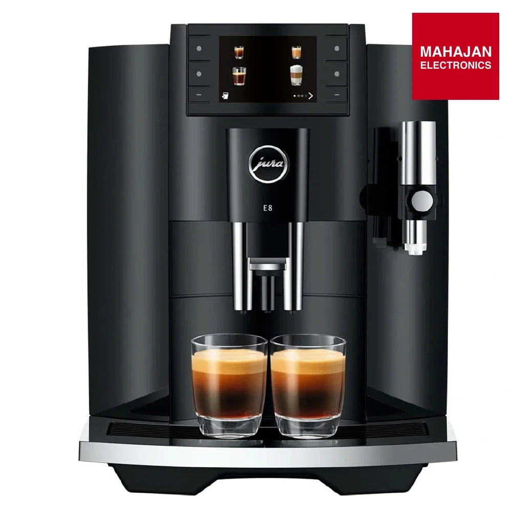 Jura E8 Cosmic Black Automatic Coffee Machine(15840) – Mahajan Electronics Online.