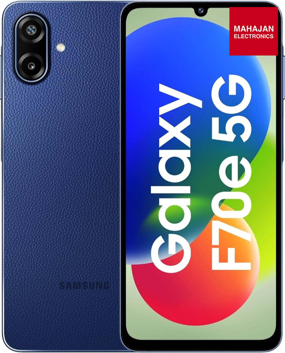 Samsung Galaxy F70e 5G (Spotlight Blue, 128 GB) (6 GB RAM) | 6000 mAh Battery | Dimensity 6300 | Octa Core Processor | 6.74" PLS LCD Display – Mahajan Electronics Online.