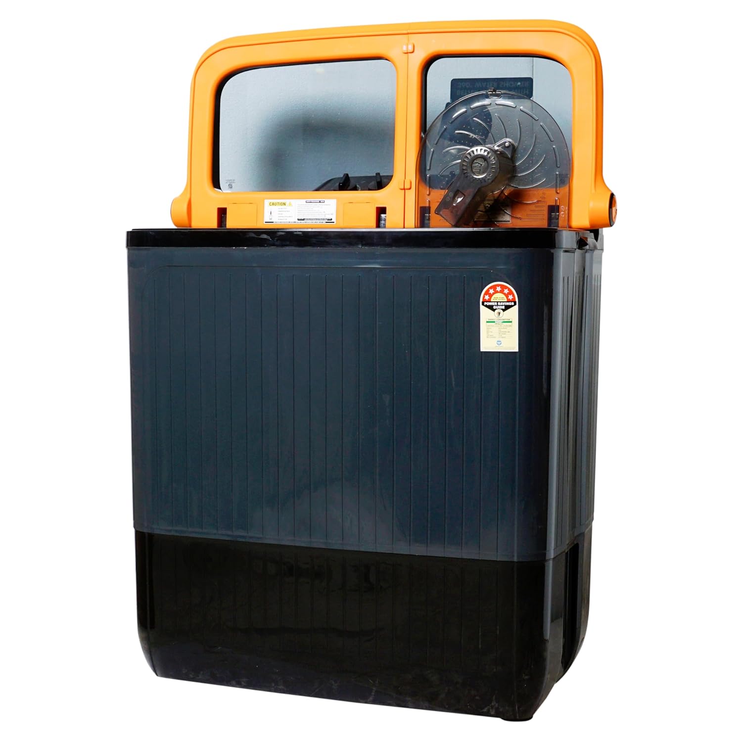 Havells-Lloyd GLWS105EPAVG Elante Pluss 10 Kg 5 Star Semi-Automatic Top Load Washing Machine (Dark Grey Tub with Orange Lids Color) Mahajan Electronics Online