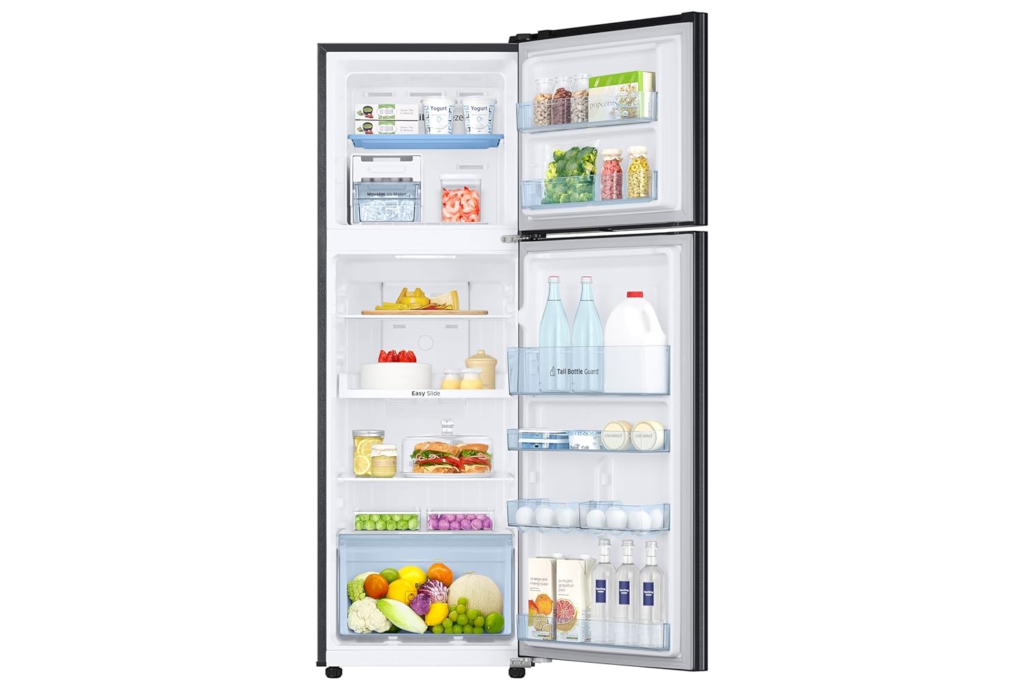 Samsung RT30C3732B1/HL 256 L, 2 Star, Convertible, Digital Inverter with Display Frost Free Double Door Refrigerator (Black DOI) Mahajan Electronics online