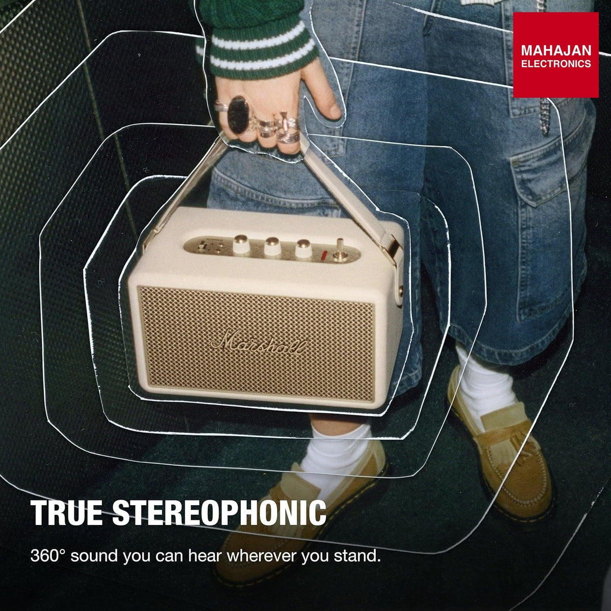 Marshall Kilburn III Portable Bluetooth Speaker with 50+ Hours of Portable Playtime, (360° Sound), Dust & – Mahajan Electronics Online.