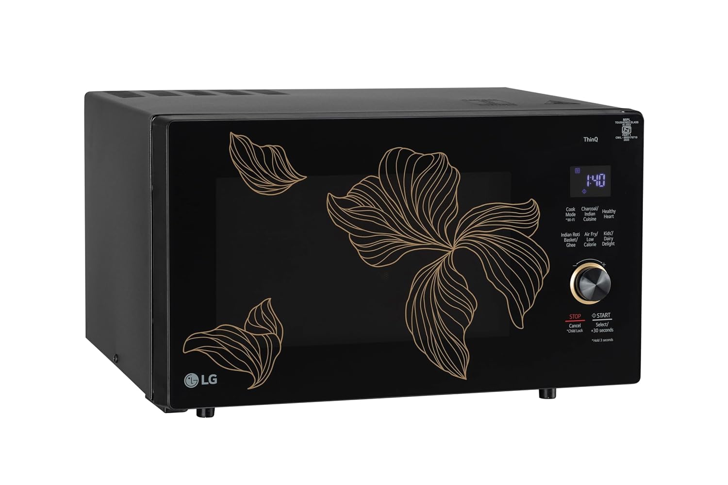 LG MJEN286UGWF 28 L, Convertible Microwave Oven with Air Fry, Charcoal Lighting Heater, Wi-Fi Enabled ( Black, Motorised Rotisserie, 60 Air Fry Recipe, 40 Scan to Cook Recipes & 331 Auto Cook Menu) Mahajan Electronics Online