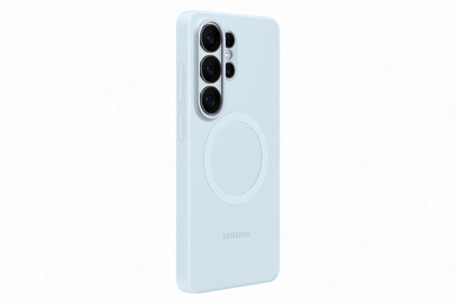 Samsung Galaxy S26 Ultra Silicone Magnet Case, Light Blue Mahajan Electronics Online