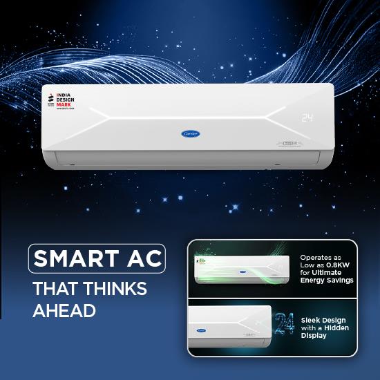 Carrier 24k XCEL LUMO Gxi 3 Star CAI24CL3R36F1 Split Inverter AC 2 Ton 3 Star Inverter Split AC | 6-in-1 – Mahajan Electronics Online.