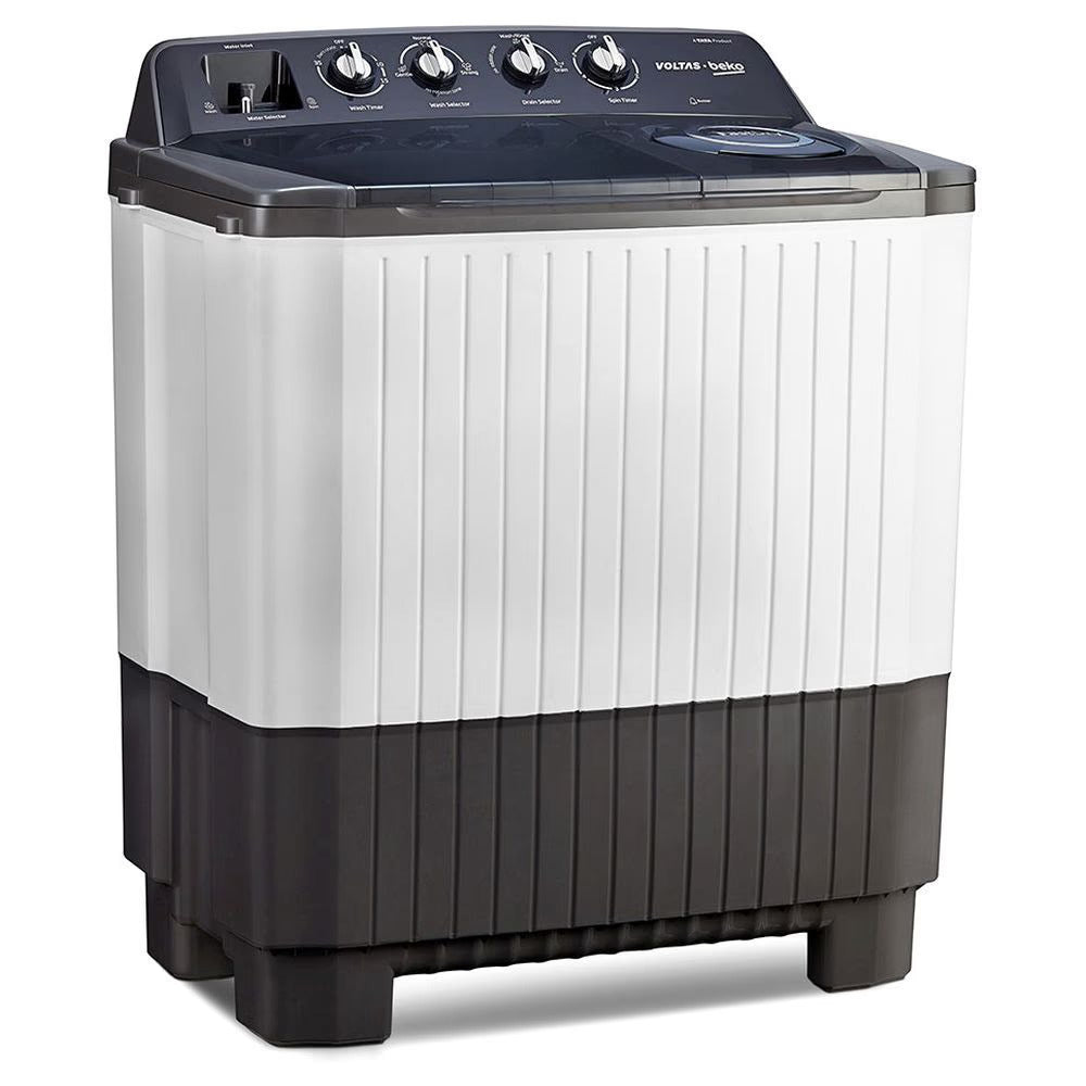 Voltas Beko WTT72GRTPRMDZ 7.2 Kg Top Load Semi-Automatic Washing Machine ( Powerful Motor, Grey, Fast Dry Technology)