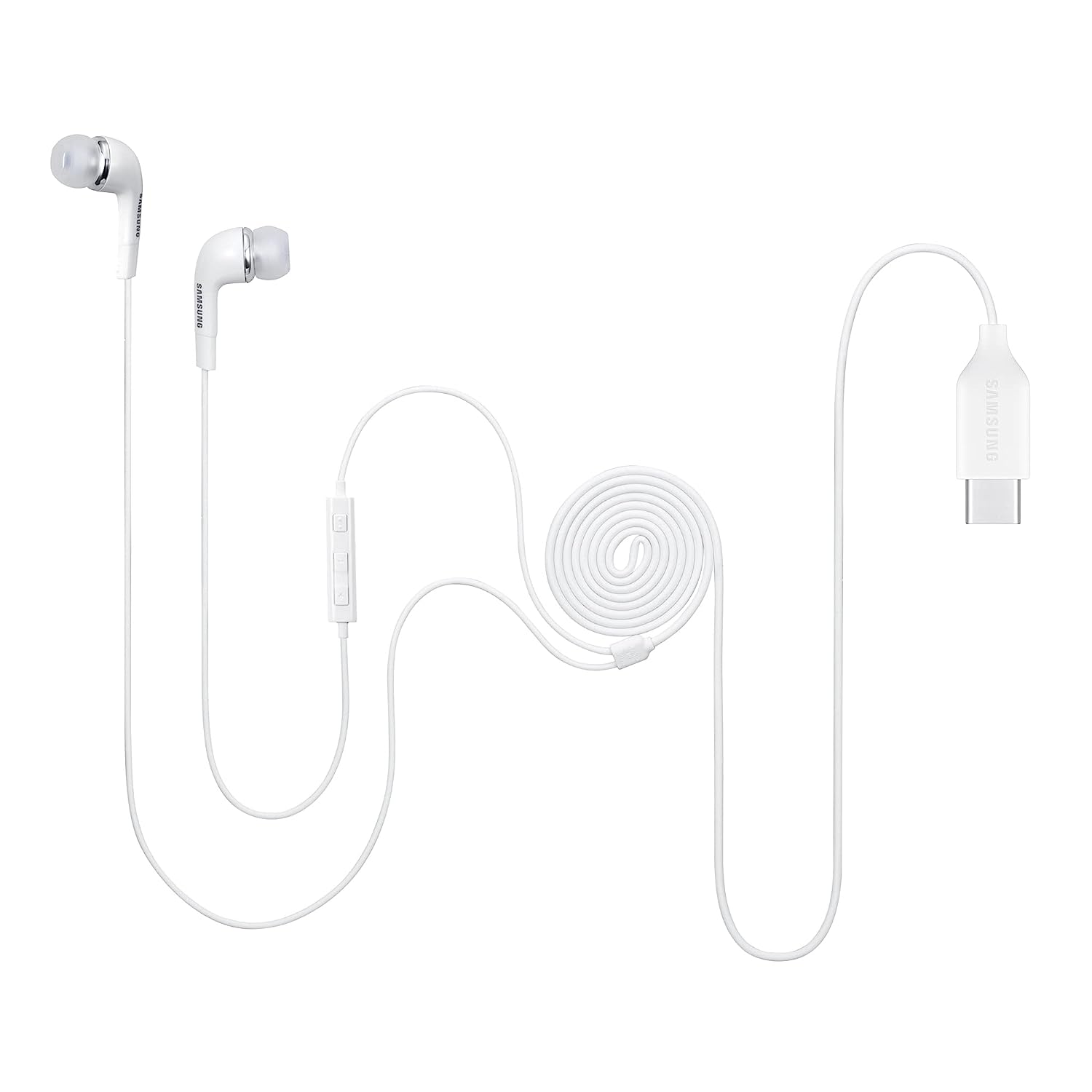 Samsung Original IC050 Type-C Wired in Ear Earphone with mic (White) - Mahajan Electronics Online