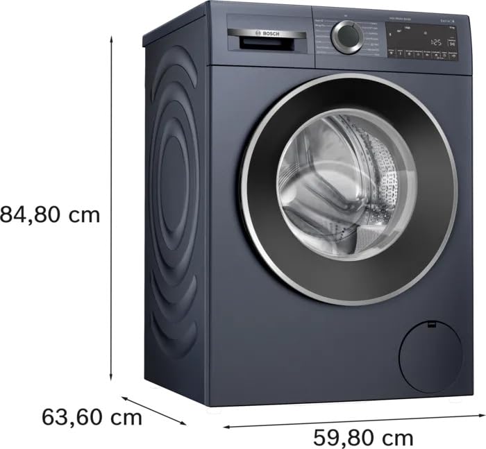 Bosch WGA254ZPIN 10kg 5 Star Anti Stain & AI Active Water Plus Fully Automatic Front Load Washing Machine with Built in Heater ( Pretreatment, Iron Steam Assist & Allergy Plus, Dark lake) Mahajan Electronics Online