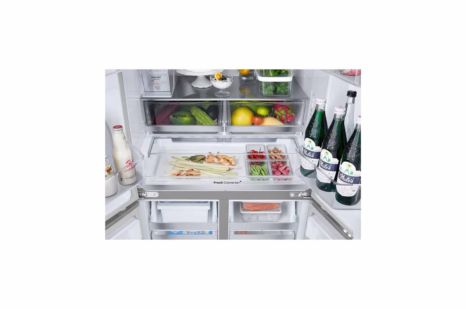 LG GV-B25FFLMB 610L French Door Fridge with Auto Ice Maker in Steel Finish 2025 Mahajan Electronics Online