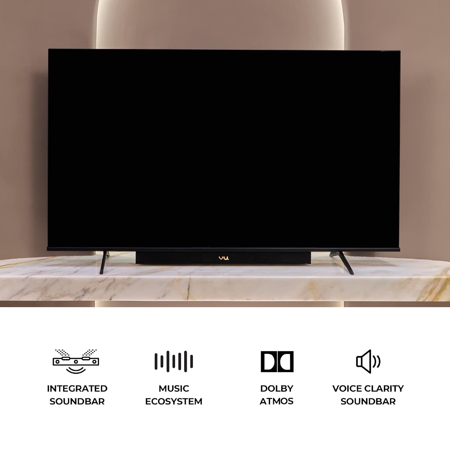 Vu 55VIBE-DV 139cm (55 inches) Vibe Series 4K QLED Smart Google TV Mahajan Electronics Online