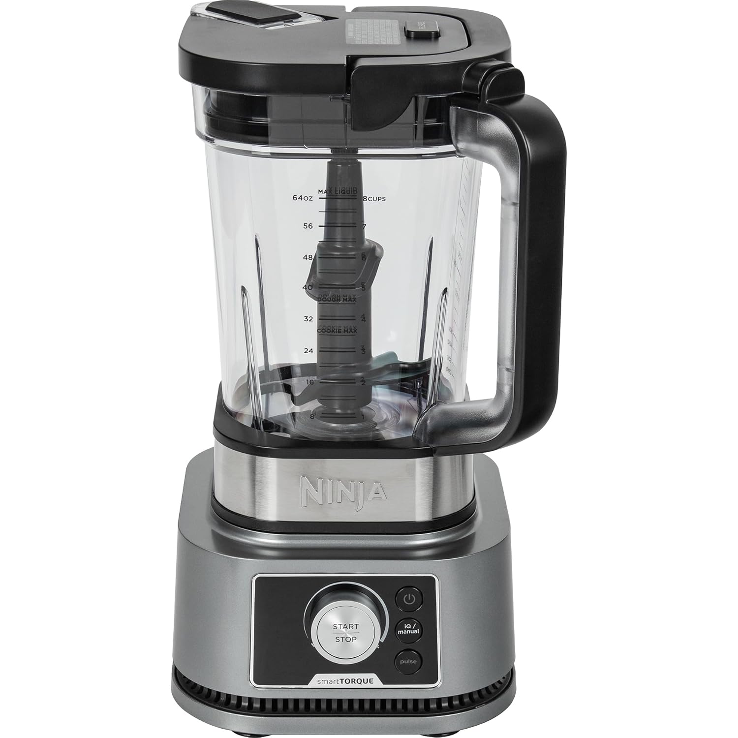 Ninja CB350EU Foodi Power Nutri Blender 3-in-1, Mix Smoothie Bowls, Thick Spreads & Frozen Drinks, Automatic Programs, 2.1L Jug, 700ml Cup & 400ml Bowl with Power Paddle, 1200W, Silver Mahajan Electronics Online