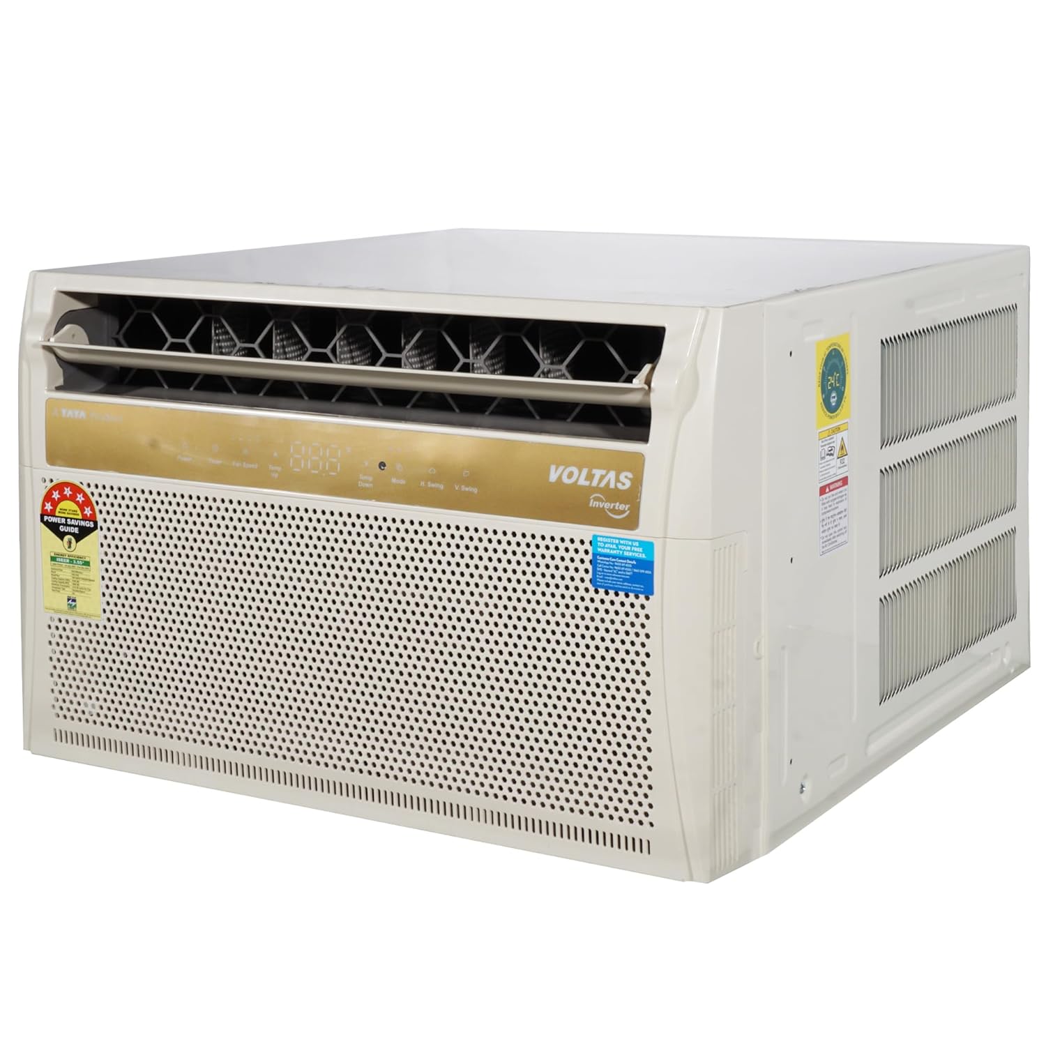 Voltas 185V Vertis Topaz 1.5 Ton 5 Star Inverter Window AC – Copper Condenser, R32 Refrigerant, High Ambient Cooling, Made in India Mahajan Electronics Online