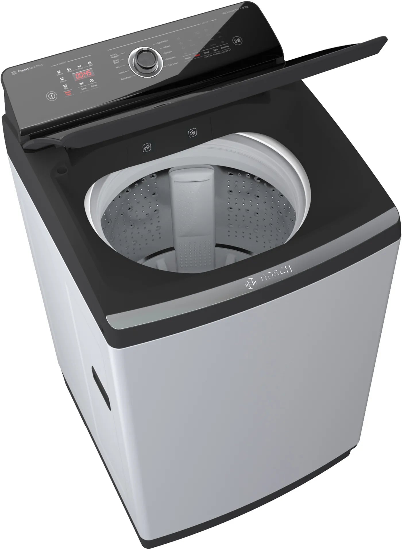 BOSCH WOI904S0IN 9 kg Fully Automatic Top Load Washing Machine with In-built Heater Silver