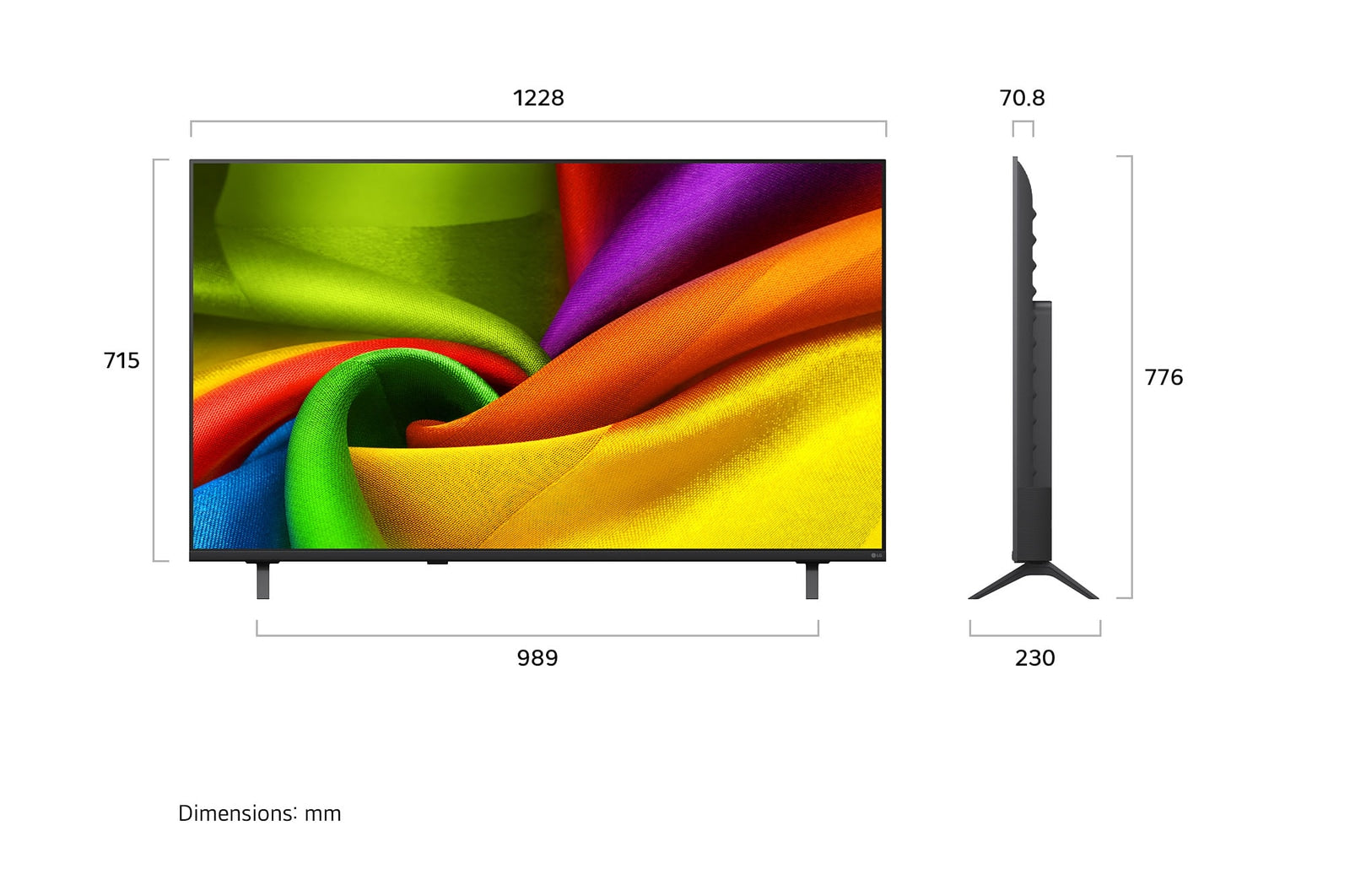 LG 55NU875BPLA 139 cm (55) NANO 4K UHD AI TV with α5 AI Processor 4K Gen9, with HDR10 2026