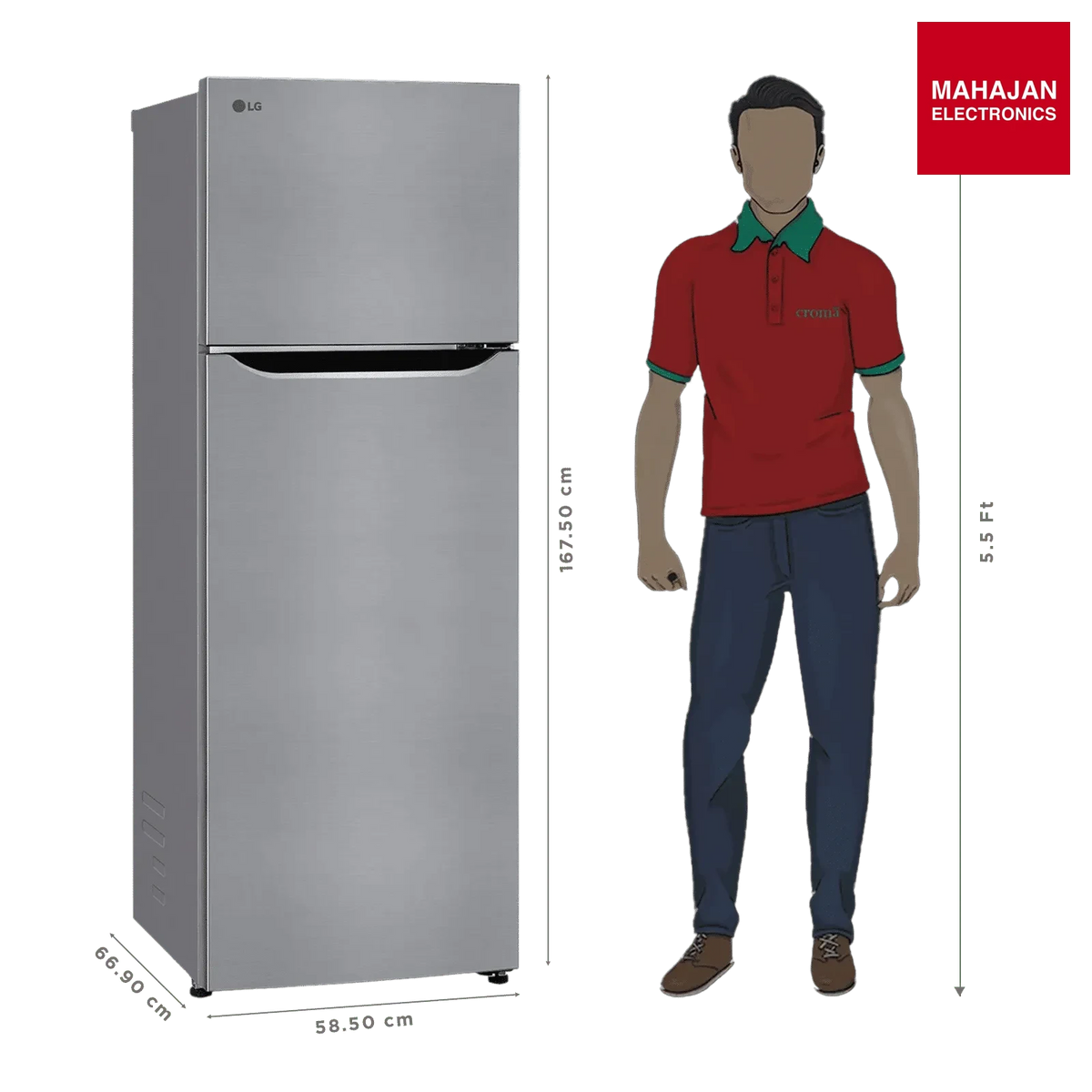 LG GLT2926 refrigerator – Mahajan Electronics