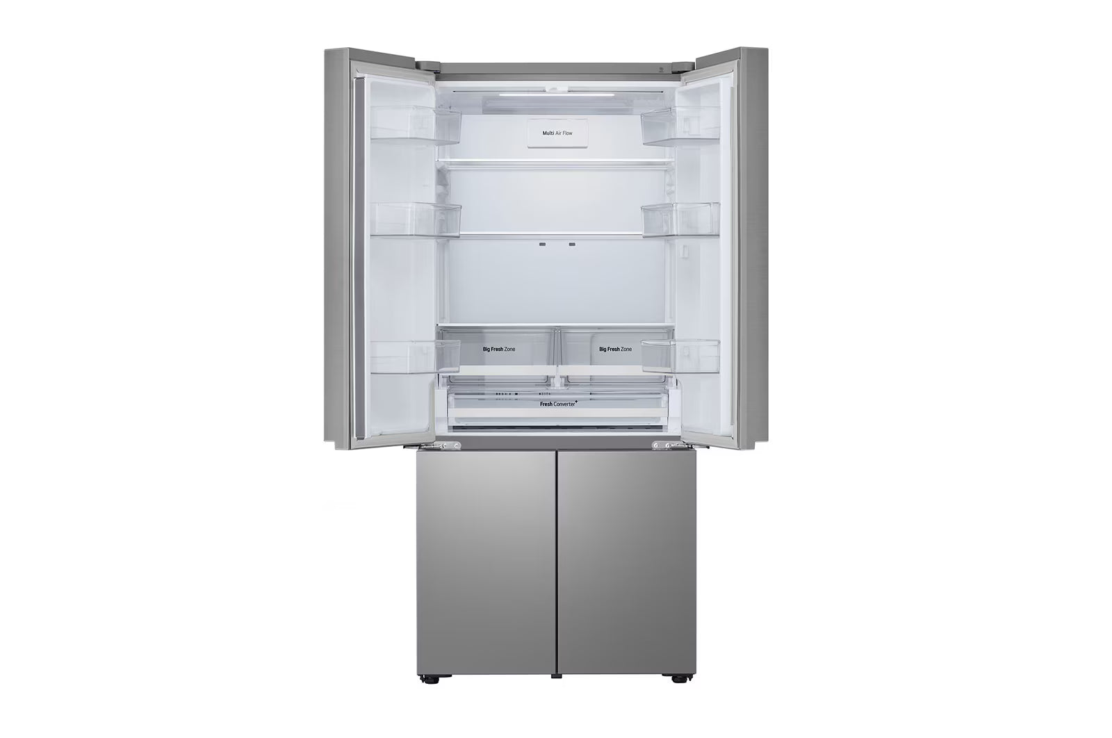 LG GV-B23FFLMB 574 L French Door Refrigerator – Steel Finish | Smart Inverter Compressor | Hygiene Fresh⁺ Mahajan Electronics