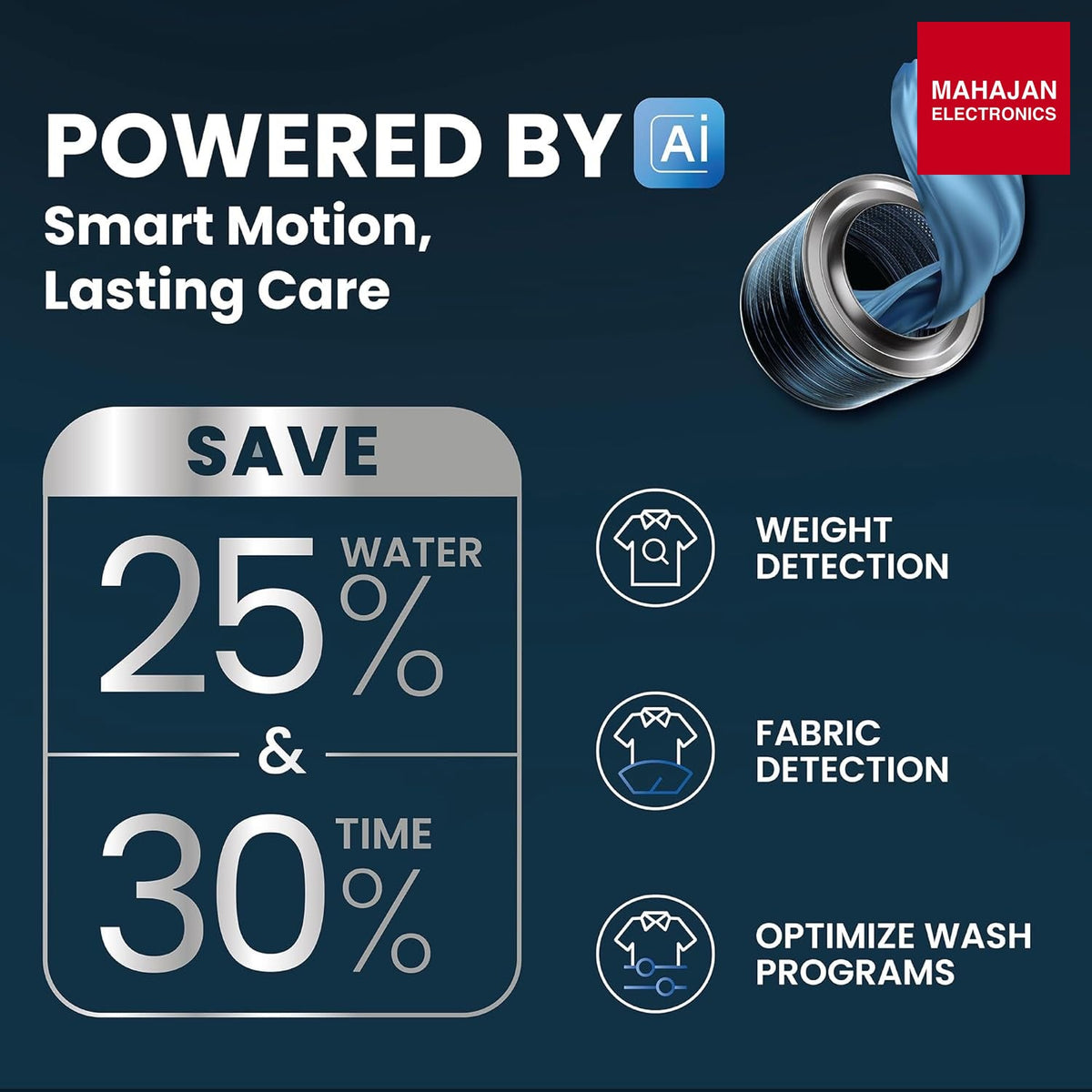 IFB Serena GXN 7012 CMS 7 Kg 5 Star AI Powered Front Load Washing Machine | PowerSteam | DeepClean | WiFi – Mahajan Electronics Online.