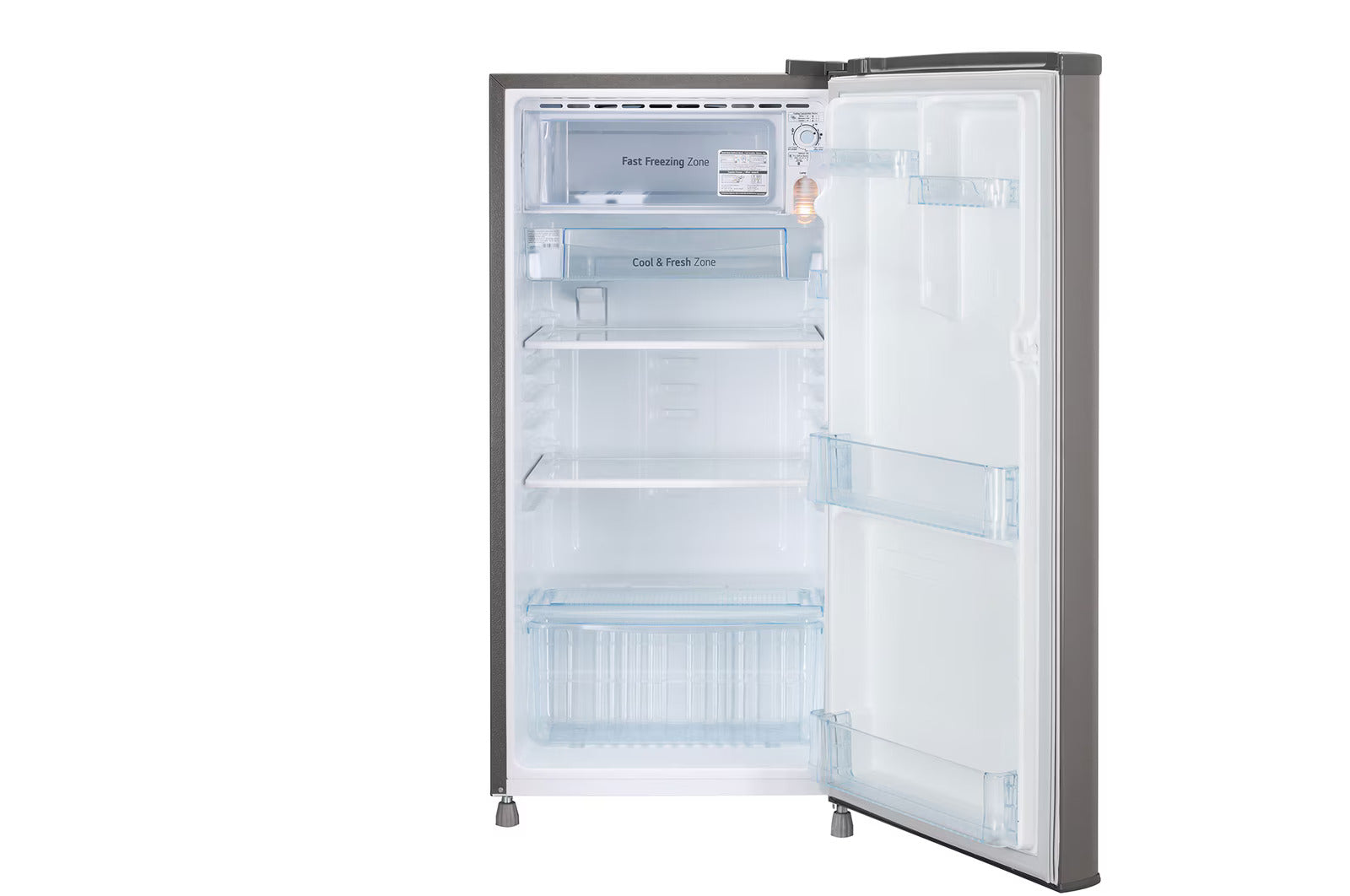 LG GL-B199ODGC 185 L Direct Cool Single Door 2 Star Refrigerator (Dim Grey) Mahajan Electronics online