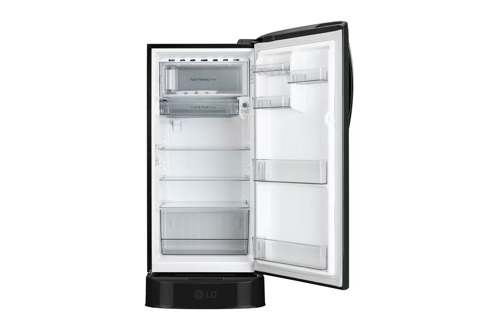 LG GLD2156ZHRG 201 L Single Door Refrigerator with Base Stand Drawer, Smart Inverter Compressor, Royal Glory , 5 Star Mahajan Electronics Online