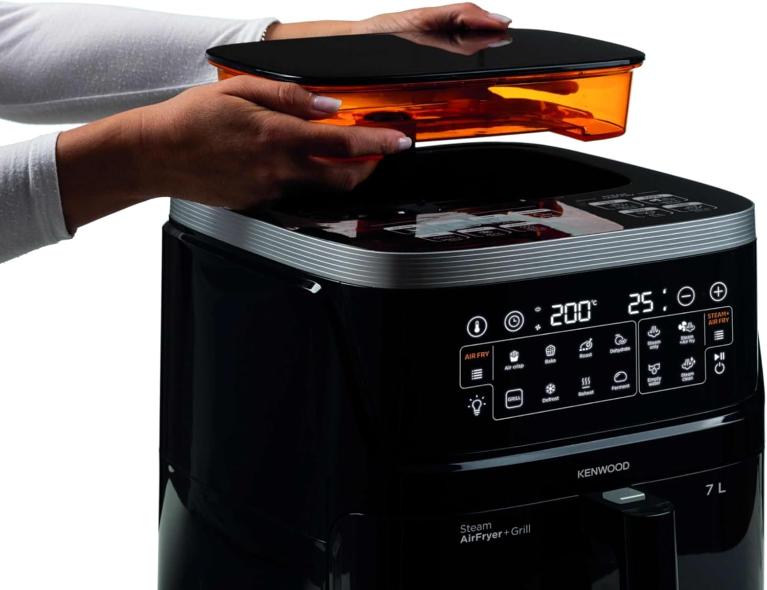 Kenwood HFS92.000BK 3-in-1 Air Fryer and Steamer with Window, 7 Liter Capacity Mahajan Electronics Online