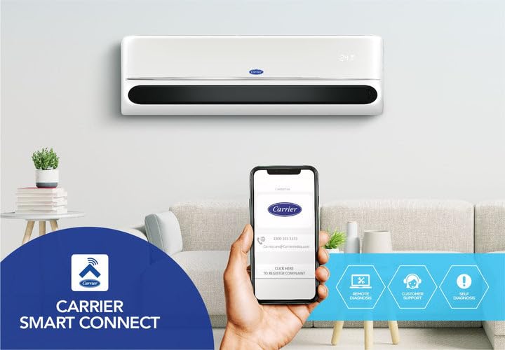 Carrier 18K INDUS DXI Star 1.5 Ton 5 Star Inverter R32 Split Air Conditioners (SMART AC HYBRIDJET R32 DOOR, White) CAI18IN5R32W0 Mahajan Electronics Online