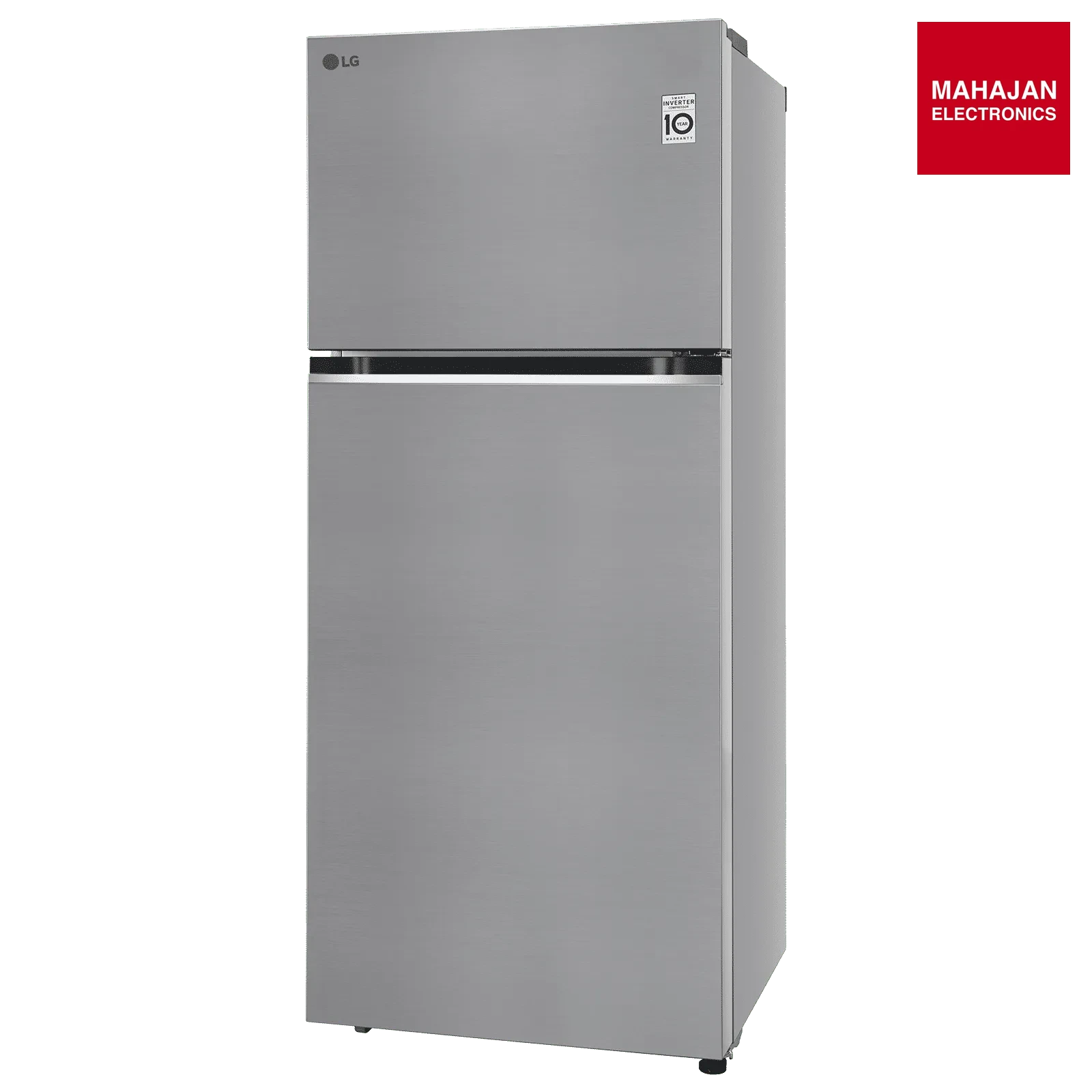LG GLT4026SNPZ 398 Litres 2 Star Frost Free Double Door Smart Wifi Enabled Convertible Refrigerator with Multi Air Flow ( Shiny Steel) (2026 Model) Mahajan Electronics Online