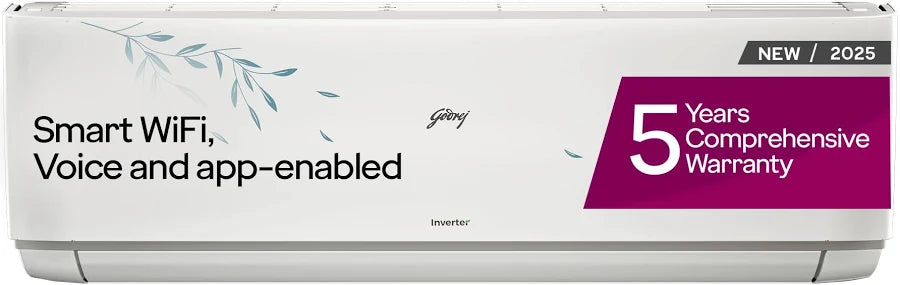 Godrej HFC 18R2TH WA 1.5 Ton3 Star 5‑In‑1 Convertible Inverter Split AC | Anti-Viral Filter Mahajan Electronics Delhi NC electronics