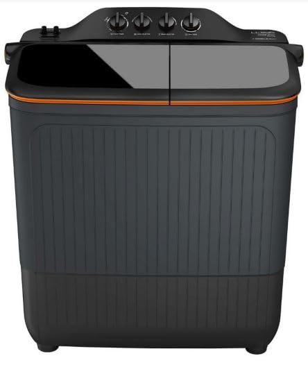 Havells-Lloyd GLWS125EPHVG Elante Pluss 12 Kg 5 Star Semi-Automatic Top Load Washing Machine (Dark Grey Tub with Orange Lids) Mahajan Electronics Online