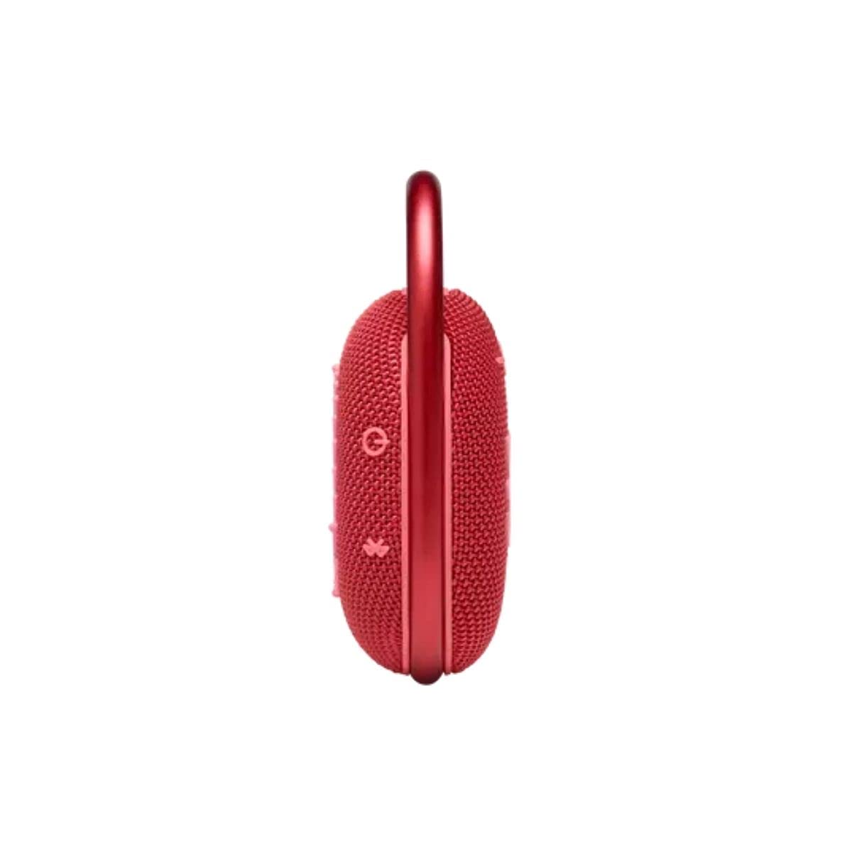 JBL Clip 4, Wireless Ultra Portable Bluetooth Speaker, JBL Pro Sound, Integrated Carabiner, Vibrant Colors with Rugged Fabric Design, Dust & Waterproof, Type C (Without Mic, Red) Mahajan Electronics Online