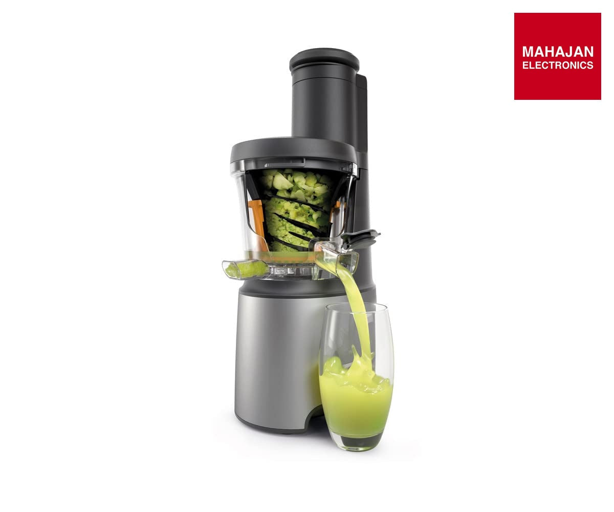 Kenwood JMP85.000SI Cold Press Slow Juicer for Fruits, Vegetables & Nut Milk, Silver – Mahajan Electronics Online.