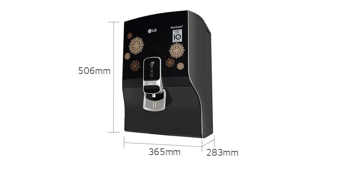 LG WW155NPB 8 litres RO+UV Water Purifier with Digital Sterilizing care and In Tank UV LED Mahajan Electronics online