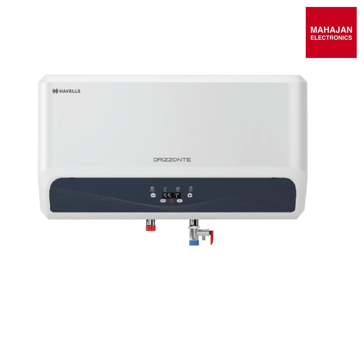 Havells Orizzonte GHWBORSWH025 25 L Storage Water Heater with Glass Coated Tank, Digital Display & Remote (White) – Mahajan Electronics Online.