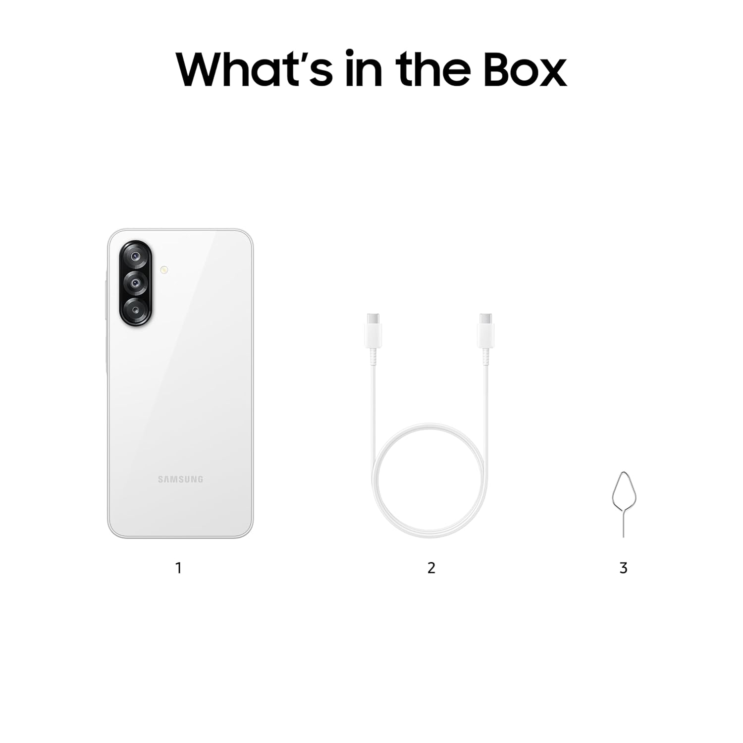 Samsung Galaxy A26 5G (Awesome White, 8GB, 128GB) | Awesome Intelligence: Circle to Search, Intelligent Editing | Awesome 50MP Triple Camera | IP67