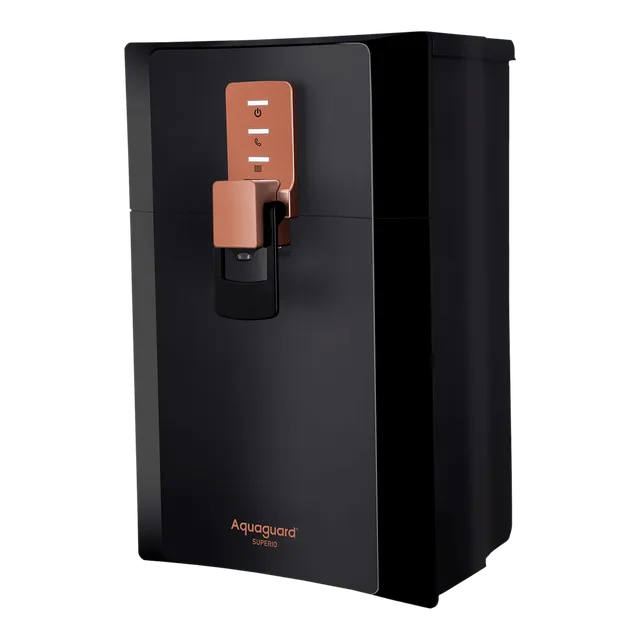 Aquaguard Enrich Superio 5L RO + UV + MTDS + SS Smart Water Purifier with 7 Stage Purification (Black/Metallic Copper) GWPDSPRRS13B1X Mahajan Electronics Online