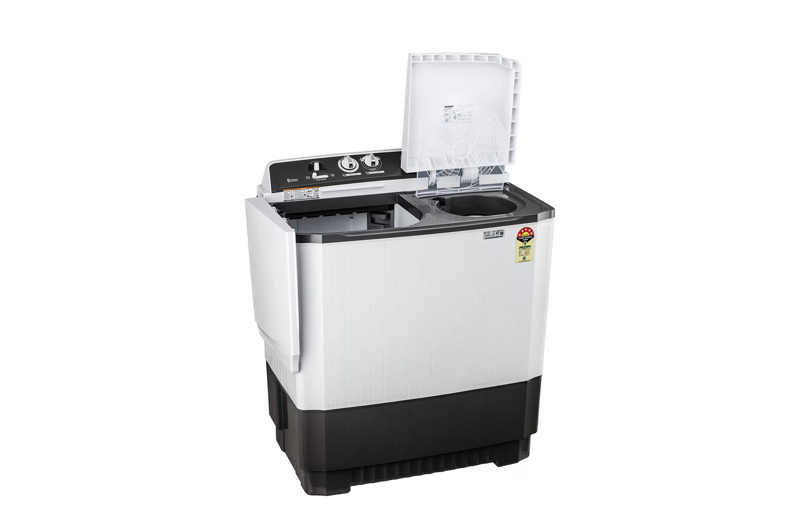 LG P7010NGAZ 7 Kg 5 Star Semi-Automatic Top Loading Washing Machine ( Dark Gray, Rat Away Feature) Mahajan Electronics Online