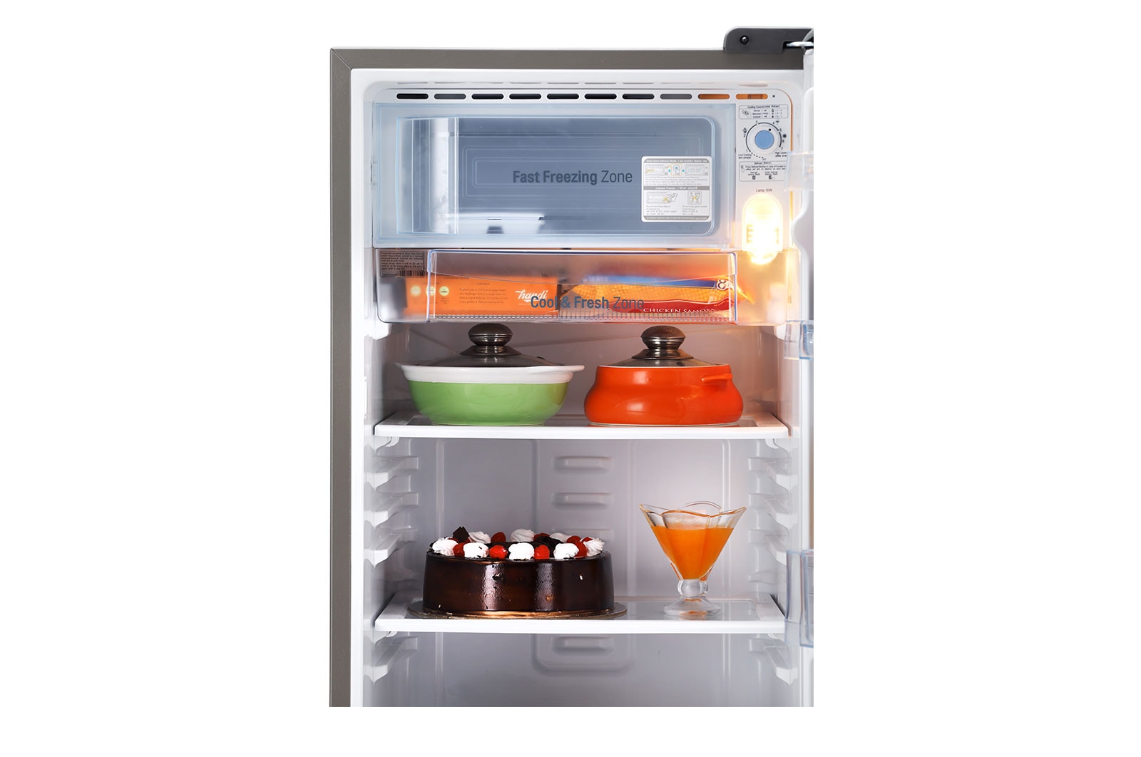 LG GL-B231AELD 210L Direct Cool Single Door 3 Star Refrigerator with Fast Ice Making Color Emerald Lotus Mahajan Electronics Online