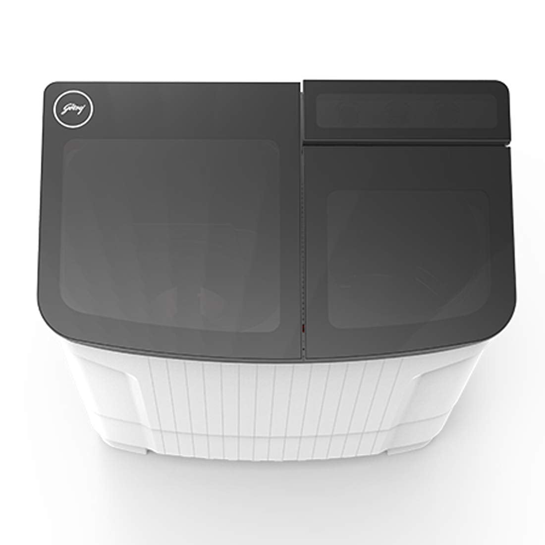 Godrej WSEDGE ULT 80 5.0 DB2M MIGR 8 Kg 5 Star With 460 PowerMax Wash Motor Boderless Design ( With Toughened Glass Lid) - Mahajan Electronics Online