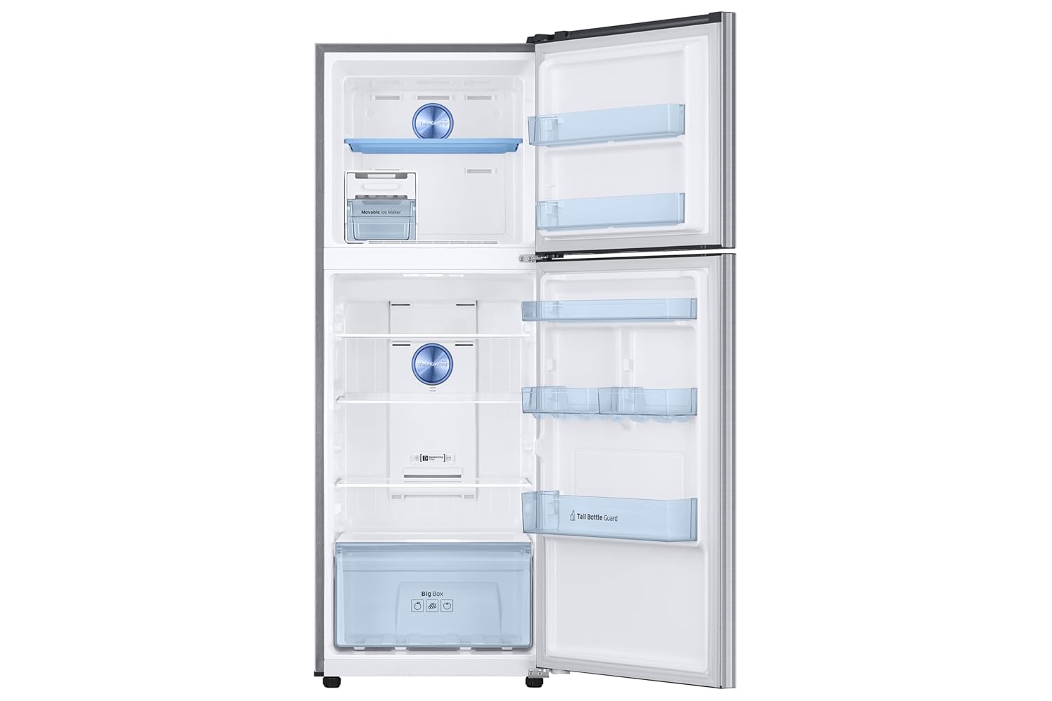 Samsung RT31H4522S8/HL 301 L, 2 Star, Convertible 5-in-1 Digital Inverter with Display Frost Free Double Door Refrigerator ( Silver, Light DOI Metal, 2026 Model) Mahajan Electronics Online