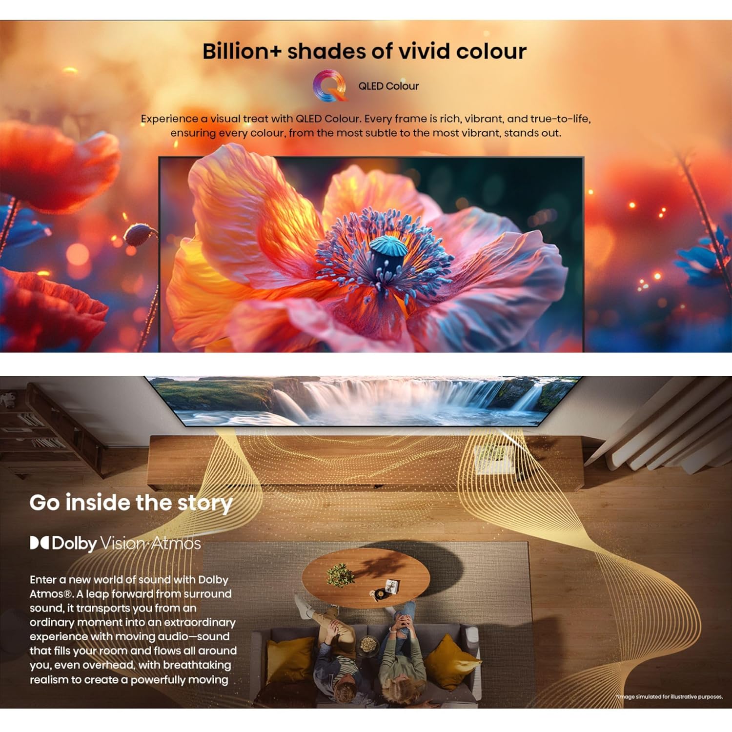 Hisense 43Q6S (2026) 108 cm (43 inches) 4K UHD QLED Smart TV with Dolby Vision & Atmos, AI Upscaling, Game Mode Plus & Alexa Built-in-Online Mahajan Electronics