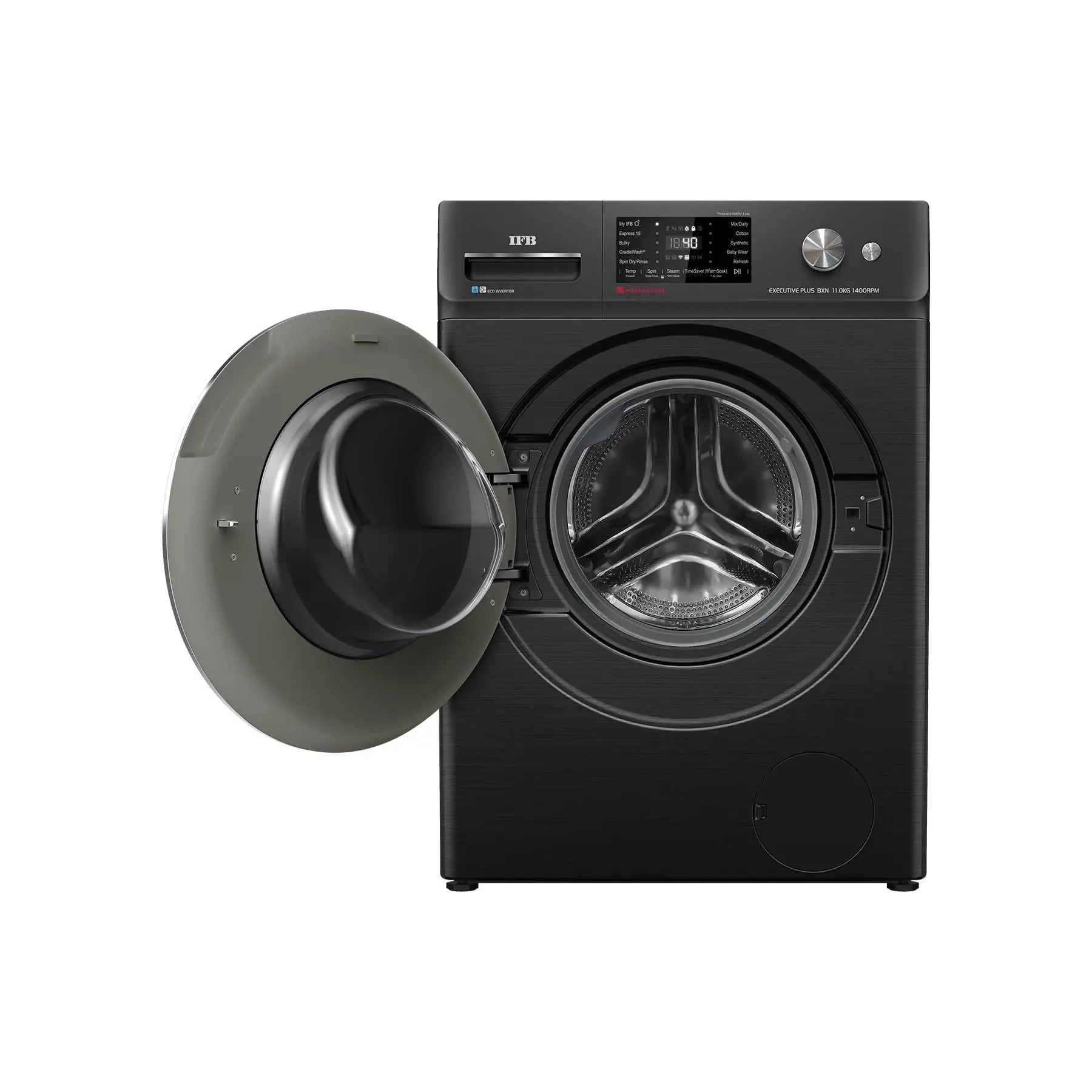 IFB Executive Plus BXN 1114KH Front Load Washing Machine 11 kg | 1400 rpm | Black VCM Mahajan Electronics Online
