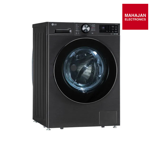 LG FDX1207N5B 12/7 Kg AI Front Load Washer Dryer (Platinum Black) – Mahajan Electronics Online.