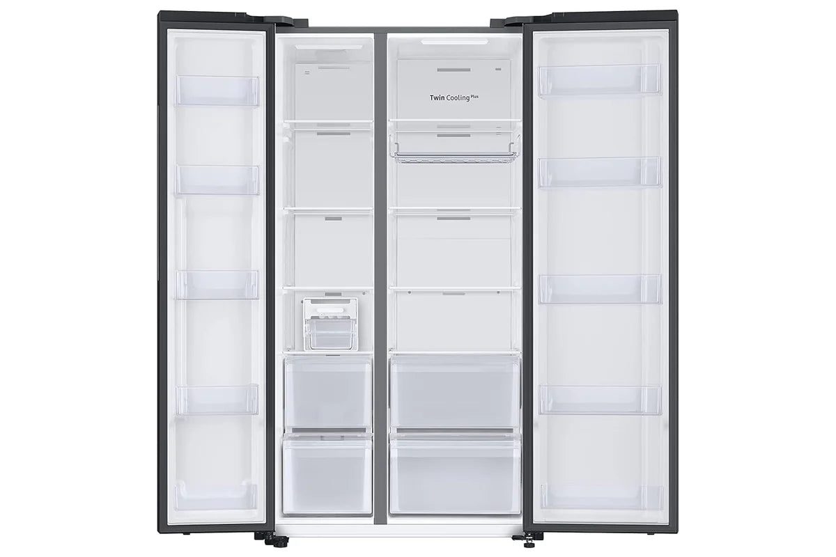 Samsung RS76CG8103B1HL 653L 3 Star Inverter Side-by-Side Refrigerator | Twin Cooling Plus | Wi-Fi Enabled with SmartThings | Black Mahajan Electronics Online