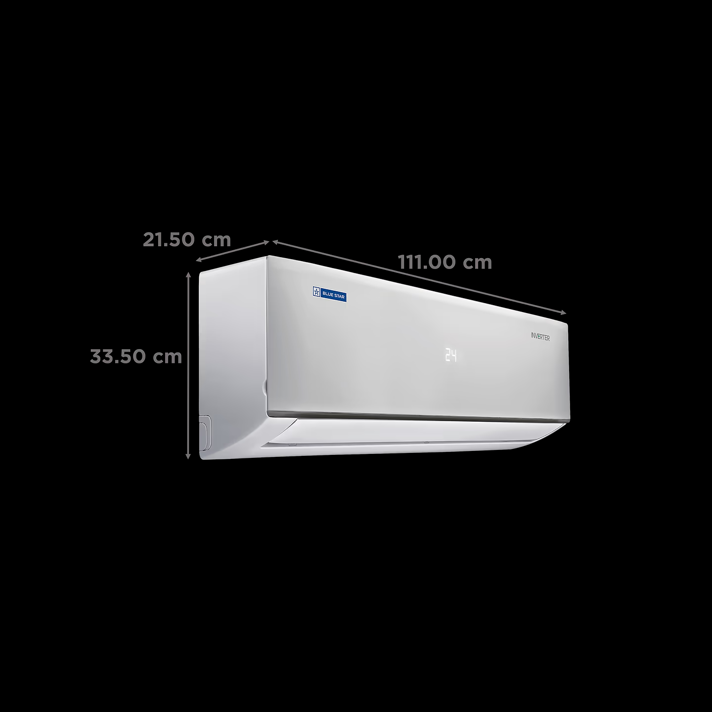 Blue Star IC524DNU  5 in 1 Convertible 2 Ton 5 Star Inverter Split AC with Turbo Cool Technology ( Copper Condenser)