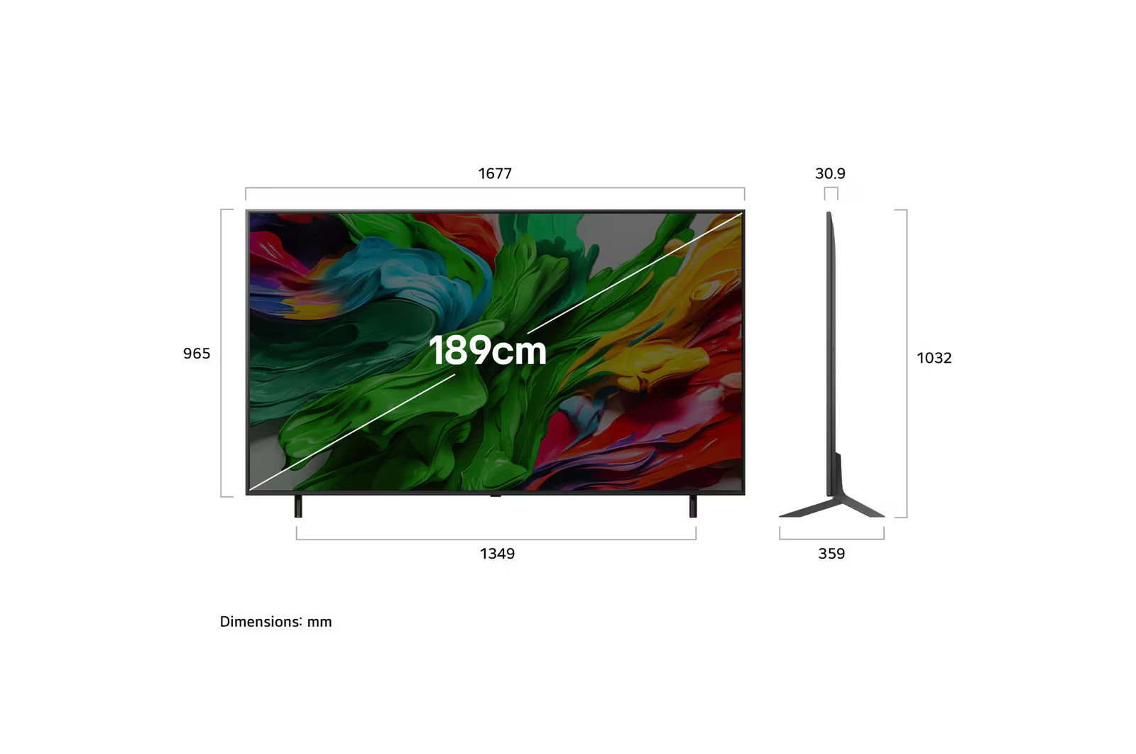 LG 75QNED8GA6A 189 cm (75) 4K QNED 8GA MiniLED Smart TV with α8 AI Processor 4K Gen2, FILMMAKER MODE ™, AI Picture Pro with Dolby Vision & Atmos Mahajan Electronics Online