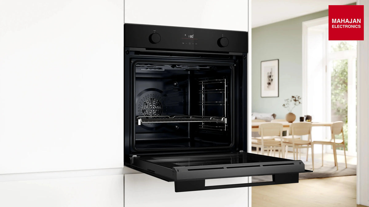Bosch HUA716EA0I Built-in oven with added steam function 60 x 60 cm Black – Mahajan Electronics Online.