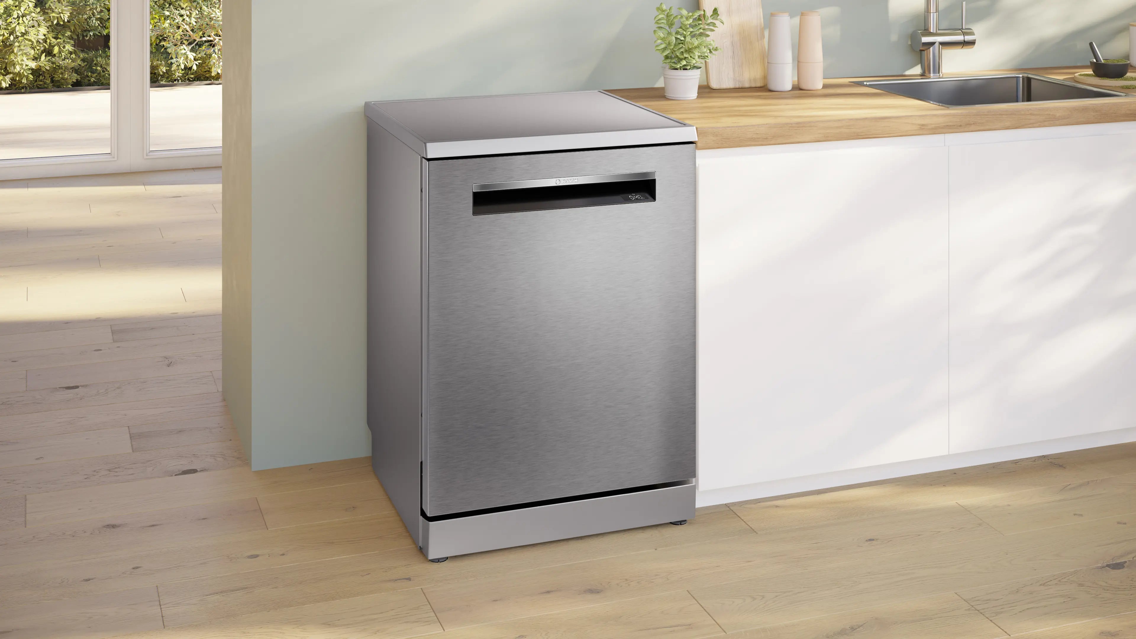Bosch SMP6HMI00I Series 6 Bosch free-standing dishwasher 60 cm Brushed steel anti-fingerprint Mahajan Electronics Online