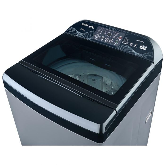 Voltas Beko WTL1006UEA / SPB0OD 10 Kg, 5-Star, Fully Automatic Top Load Washing Machine ( Grey) Mahajan Electronics Online
