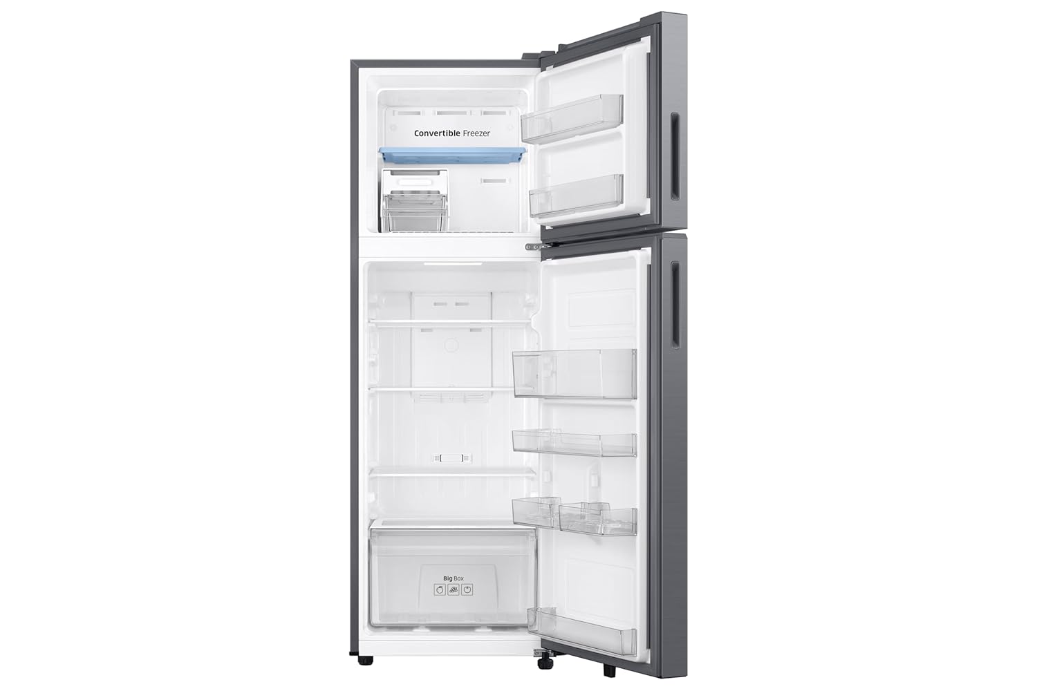 Samsung RT40H30U2PHL 256 L, 2 Star, Convertible, Digital Inverter Frost Free Double Door Refrigerator ( Silver, Light Doi Metal, 2026 Model) Samsung