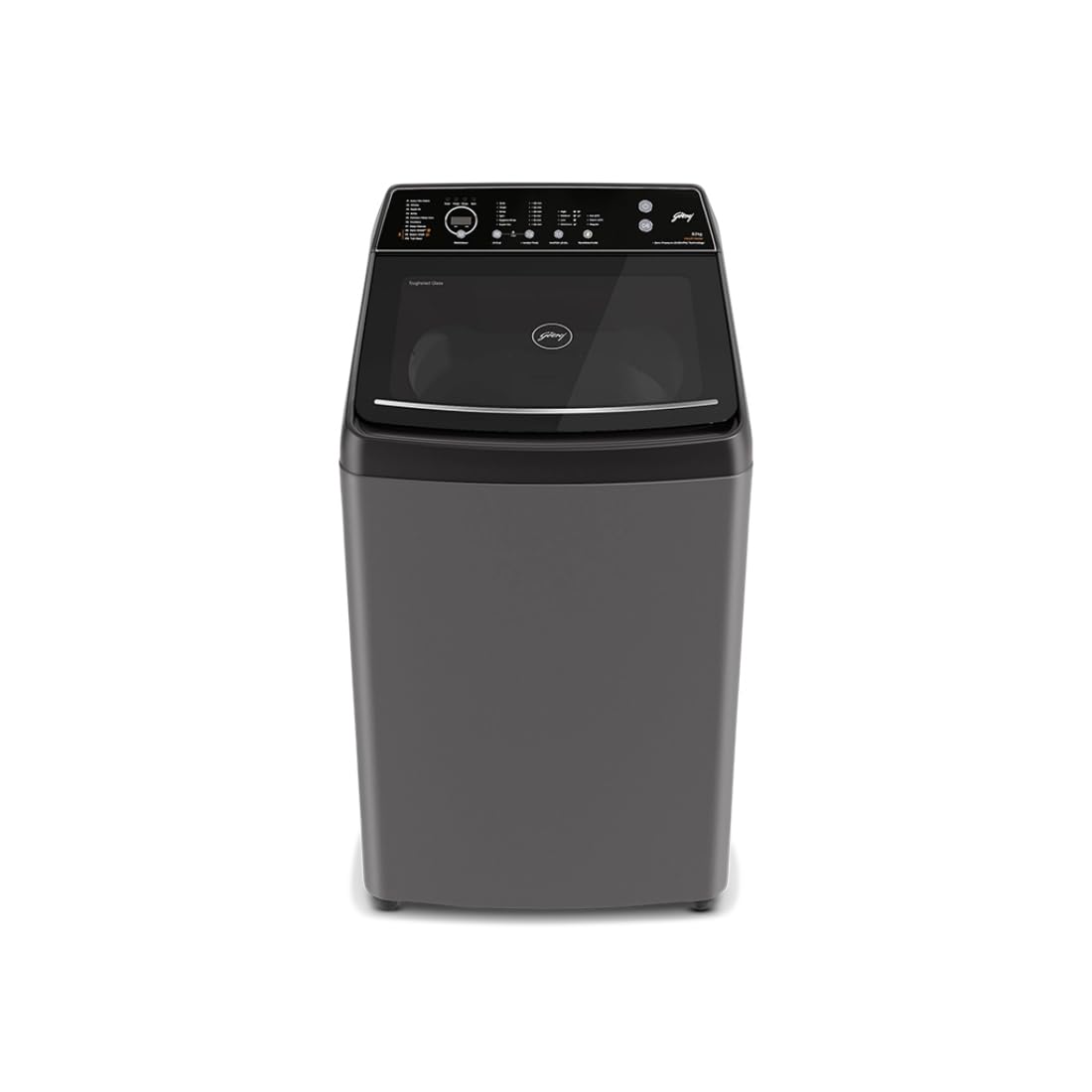 Godrej WTEON VLVT 80 5.0 FDTS MTBK 8 Kg 5 Star Zero Pressure Technology Fully-Automatic Top Load Washing Machine Appliance ( Metallic Black, With 26 Flexi Wash Programs) Mahajan Electronics Online