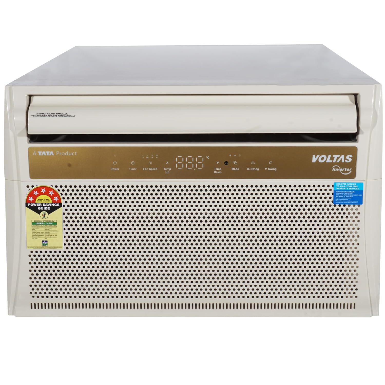 Voltas 185Inv Topaz 1.5 Ton 5 Star (2026) Inverter Window AC – Copper Condenser, R32 Refrigerant, High Ambient Cooling, Made in India-Online Mahajan Electronics