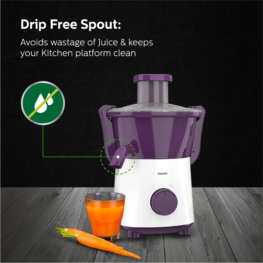 PHILIPS Hl7568/00 500 Watts Juicer Mixer Grinder With 3 Jars And Xl Feeding Tube, Quick And Easy Assembly Mahajan Electronics Online